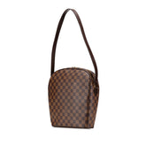ルイ ヴィトン ダミエ イパネマGM ショルダーバッグ N51292 ブラウン PVC レザー レディース LOUIS VUITTON 【中古】
